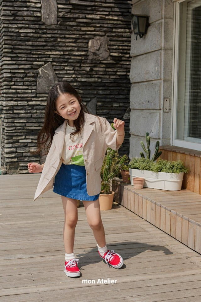 Mon Atelier - Korean Children Fashion - #childofig - Linen Half Jacket - 3