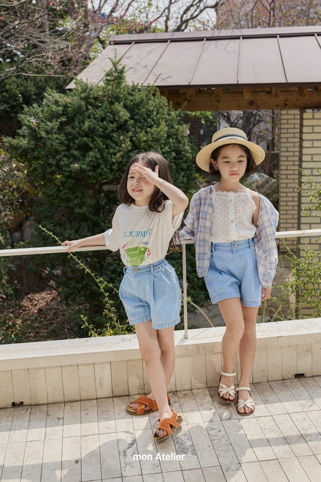 Mon Atelier - Korean Children Fashion - #designkidswear - Denim Shorts - 6