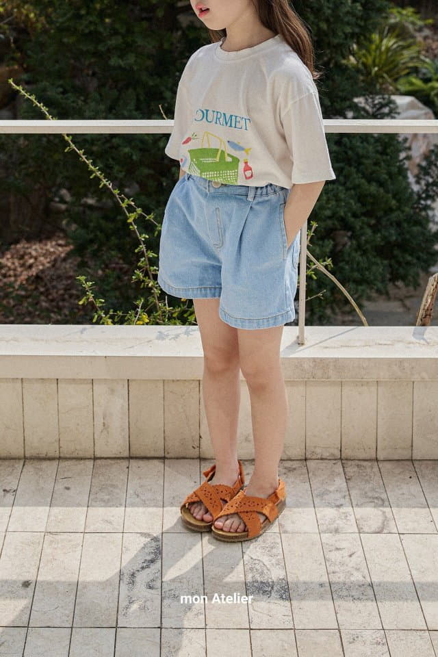 Mon Atelier - Korean Children Fashion - #discoveringself - Denim Shorts - 7