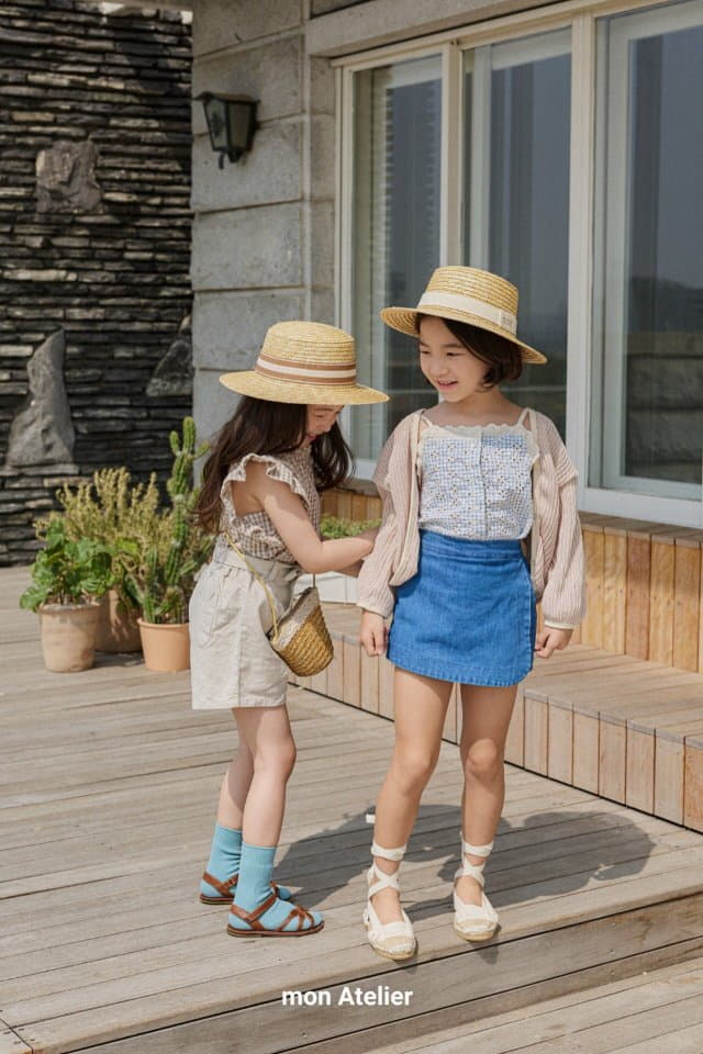 Mon Atelier - Korean Children Fashion - #discoveringself - Denim Wrap Shorts - 6