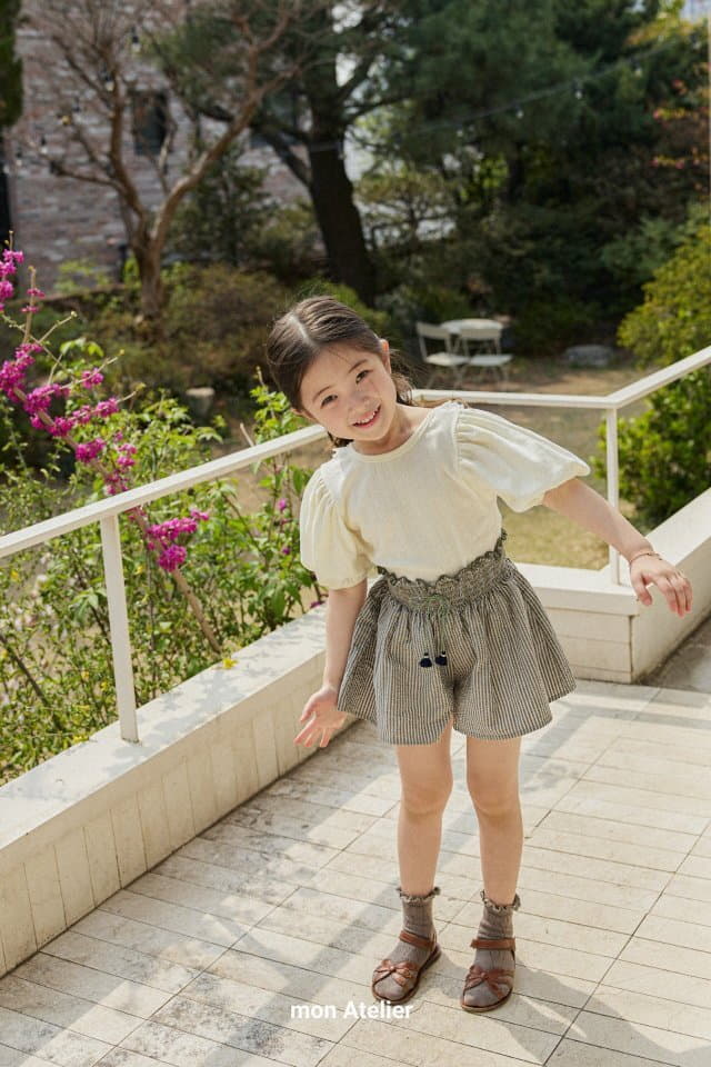 Mon Atelier - Korean Children Fashion - #designkidswear - Tesle Shorts - 4