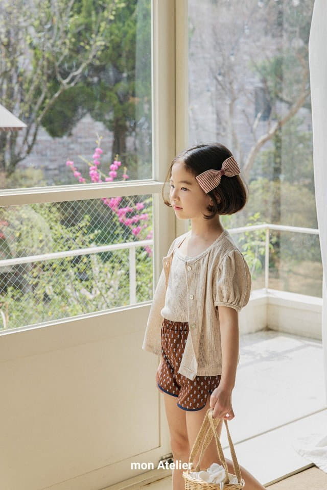 Mon Atelier - Korean Children Fashion - #designkidswear - Eyelet Top Bottom Set - 4