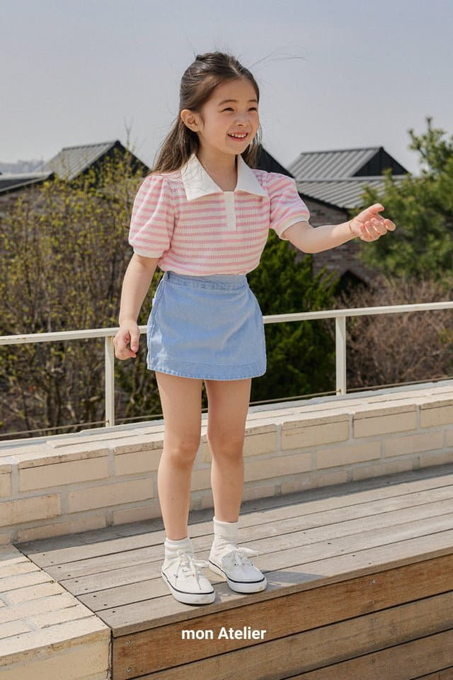 Mon Atelier - Korean Children Fashion - #discoveringself - Hazis Waffle Tee - 3