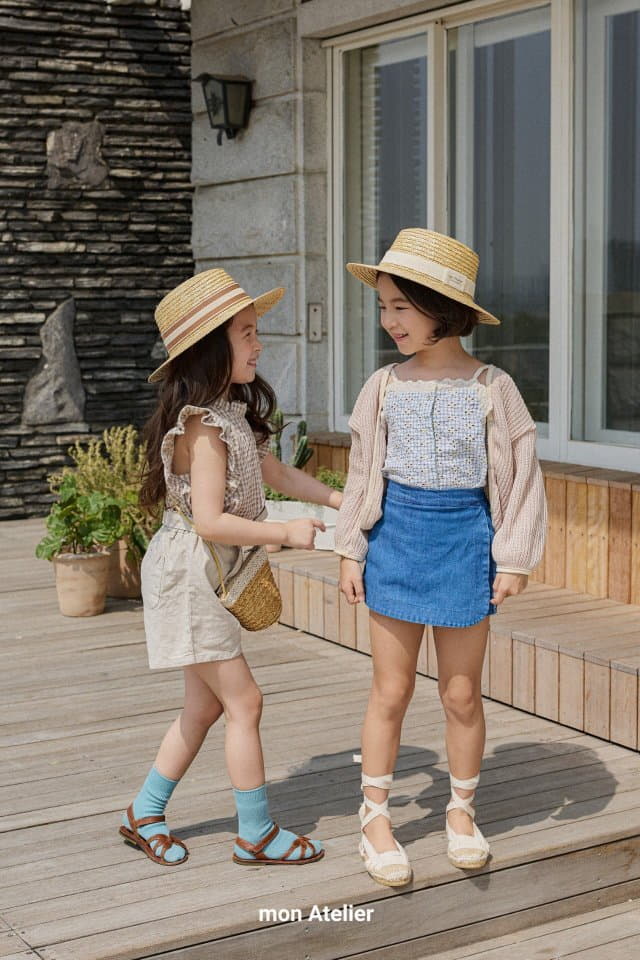 Mon Atelier - Korean Children Fashion - #fashionkids - Linen Belt Shorts - 6