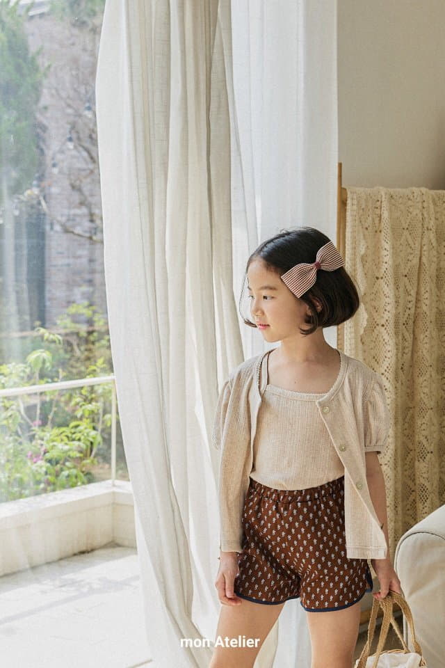 Mon Atelier - Korean Children Fashion - #fashionkids - Eyelet Top Bottom Set - 5