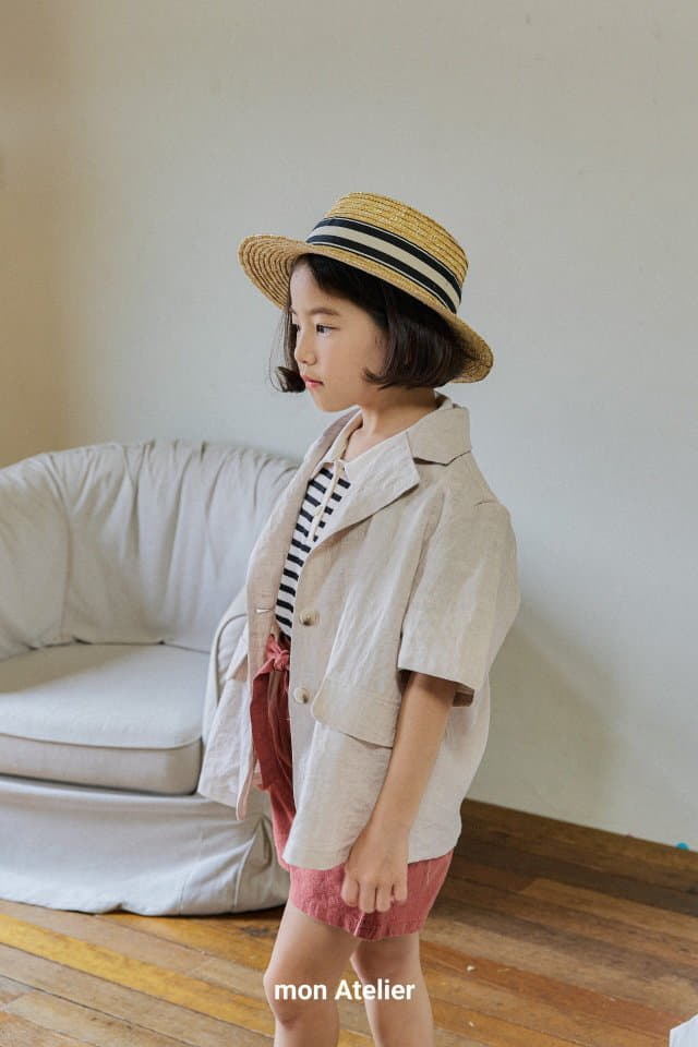 Mon Atelier - Korean Children Fashion - #kidsshorts - Panama Hat - 11