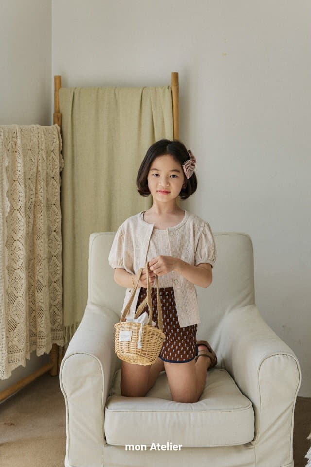 Mon Atelier - Korean Children Fashion - #kidsshorts - Rattan Bucket - 2