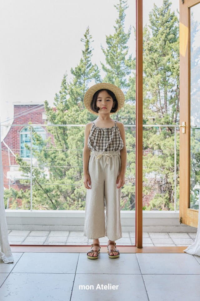 Mon Atelier - Korean Children Fashion - #kidsshorts - Linen Pants - 4