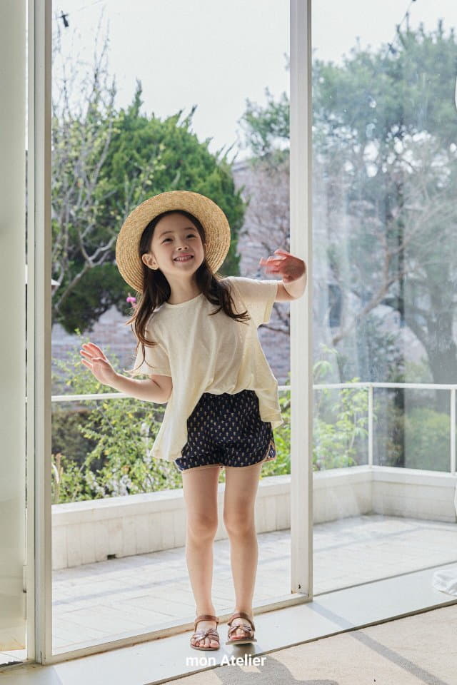 Mon Atelier - Korean Children Fashion - #kidsstore - Linen Frea Tee - 3