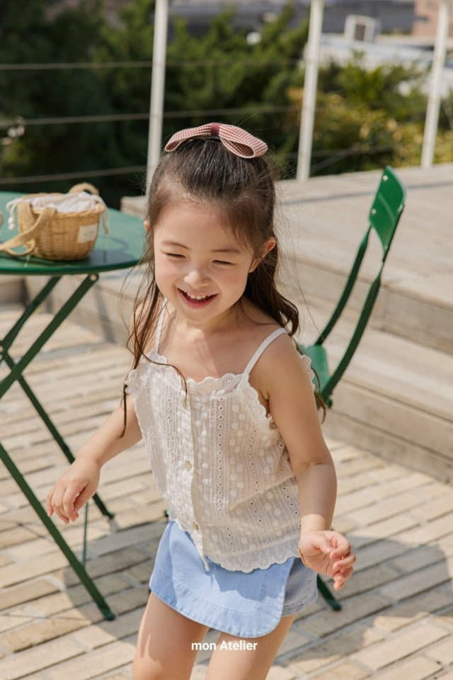 Mon Atelier - Korean Children Fashion - #kidsstore - Lace Bustier - 2