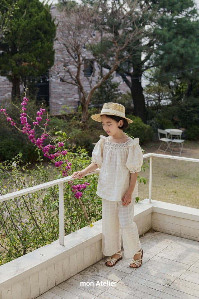 Mon Atelier - Korean Children Fashion - #kidzfashiontrend - Moroco Top Bottom Set - 3