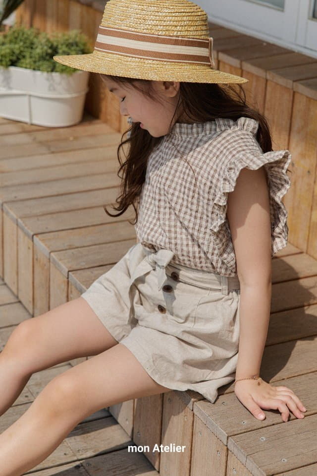 Mon Atelier - Korean Children Fashion - #kidzfashiontrend - Blan Frill Blouse - 5