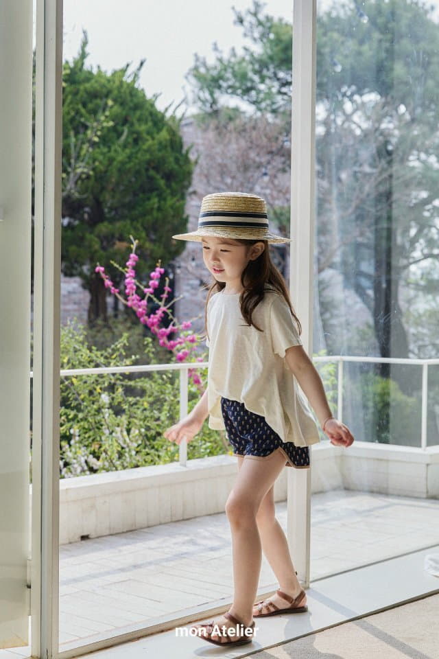 Mon Atelier - Korean Children Fashion - #littlefashionista - Linen Frea Tee - 6