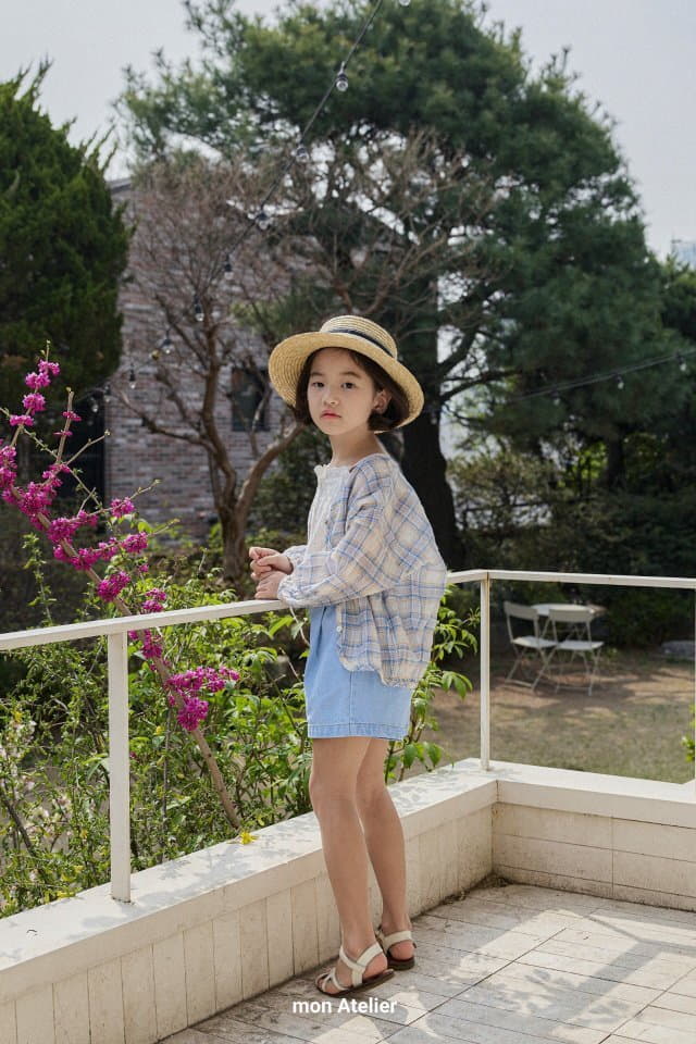 Mon Atelier - Korean Children Fashion - #minifashionista - Check Cardigan