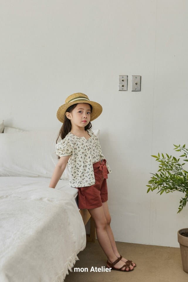 Mon Atelier - Korean Children Fashion - #minifashionista - Eyelet Top Bottom Set - 12