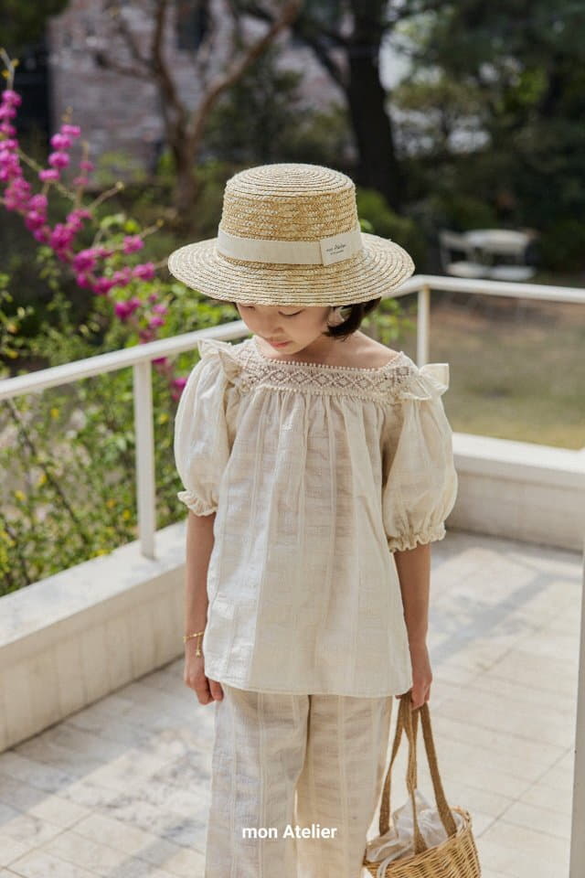 Mon Atelier - Korean Children Fashion - #prettylittlegirls - Moroco Top Bottom Set - 8