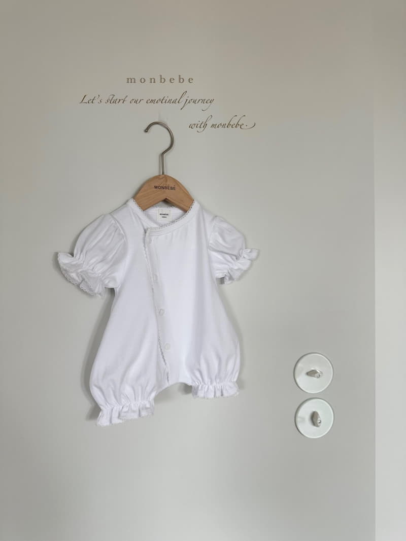 Monbebe - Korean Baby Fashion - #babyfever - Snow White Bodysuit - 7