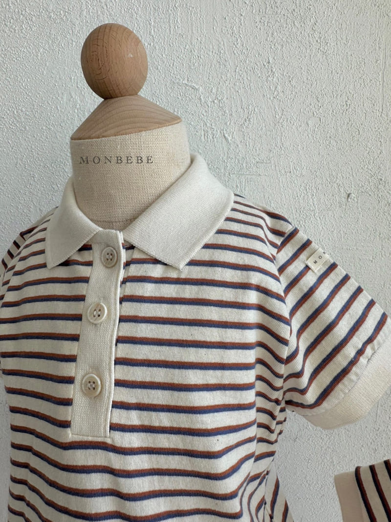 Monbebe - Korean Children Fashion - #childrensboutique - Caramel Collar Tee