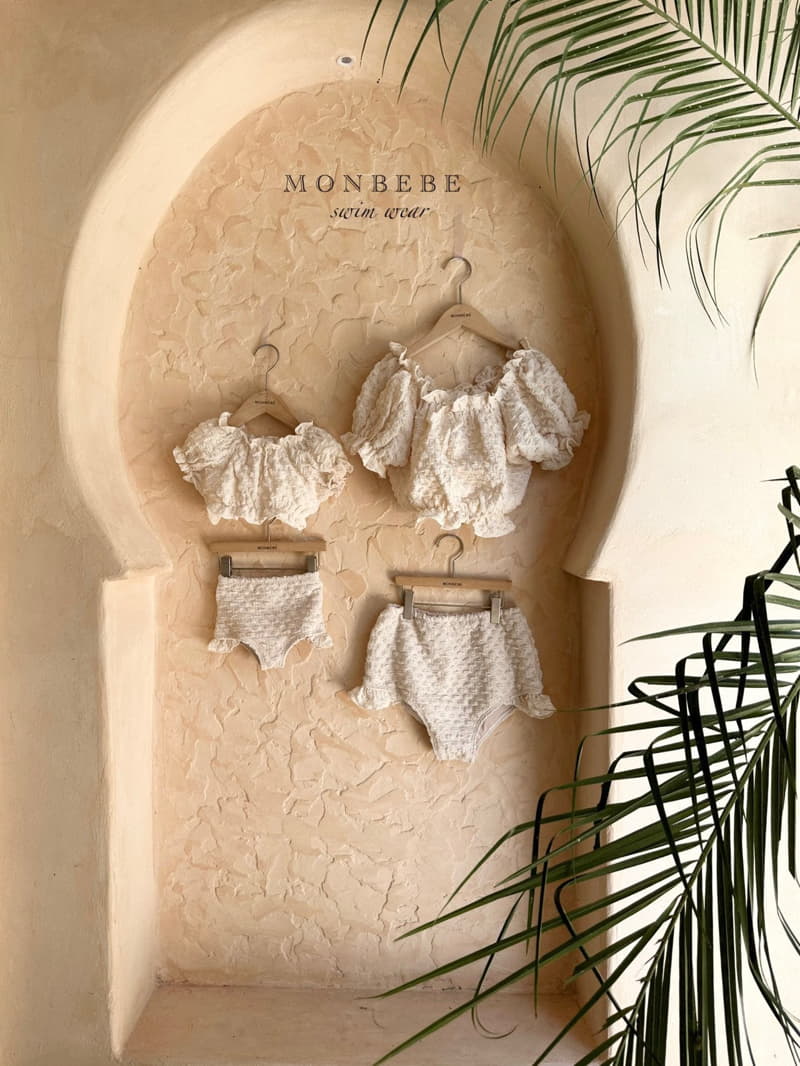 Monbebe - Korean Women Fashion - #momslook - Bubble Curise Swim Bodysuit Mom - 6