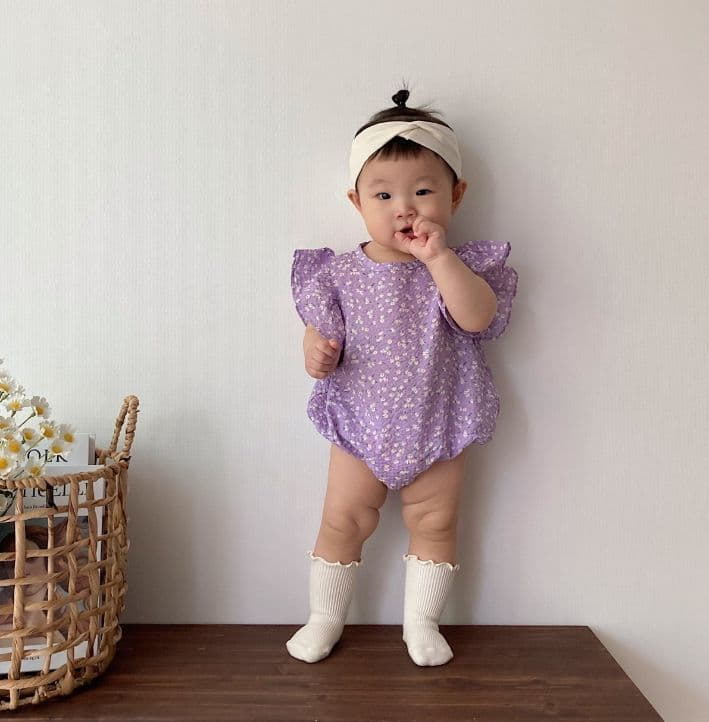 Moran - Korean Baby Fashion - #babyboutiqueclothing - Mist Bodysuit