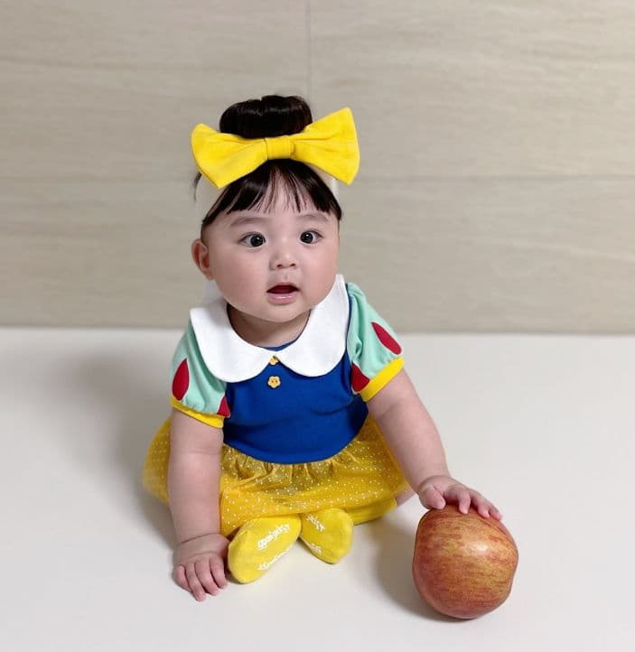 Moran - Korean Baby Fashion - #babyoutfit - Princess Bodysuit with Hairbanf - 10