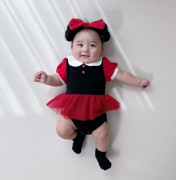 Moran - Korean Baby Fashion - #babywear - Princess Bodysuit with Hairbanf - 12