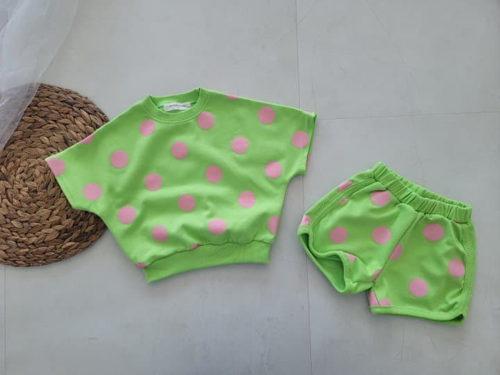 Moran - Korean Children Fashion - #childofig - Summer Bubble Top Bottom Set - 6