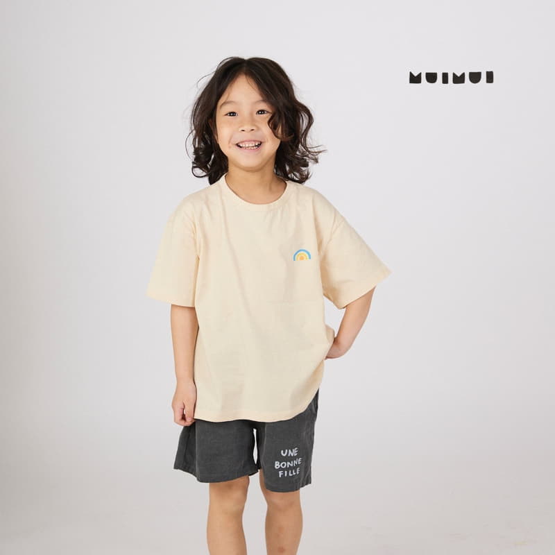 Mui Mui - Korean Children Fashion - #kidzfashiontrend - Rainbow Tee - 4