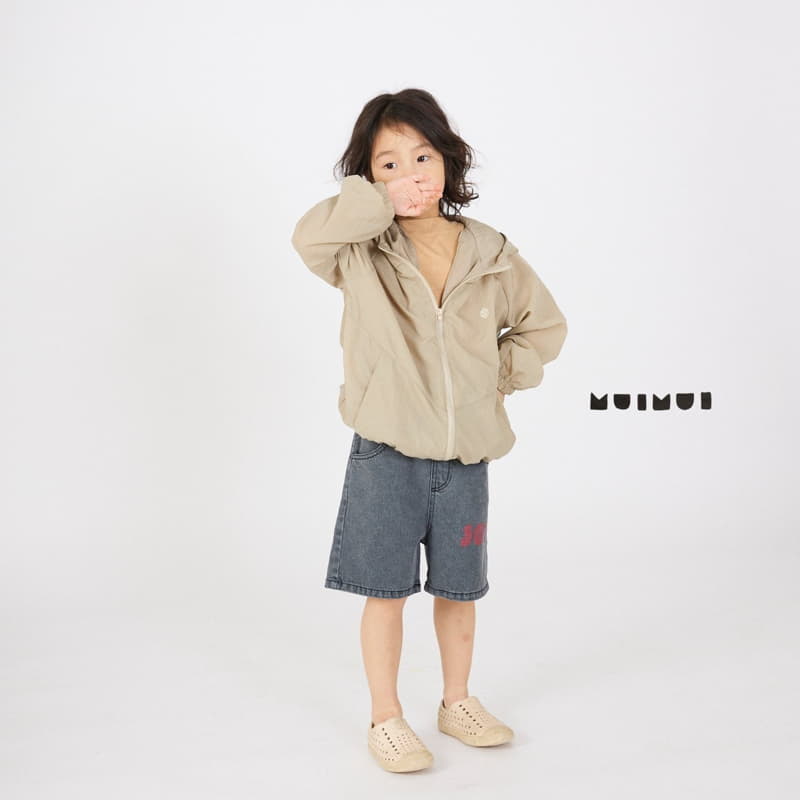 Mui Mui - Korean Children Fashion - #kidsshorts - Dice Wind Runner Zip-up - 9