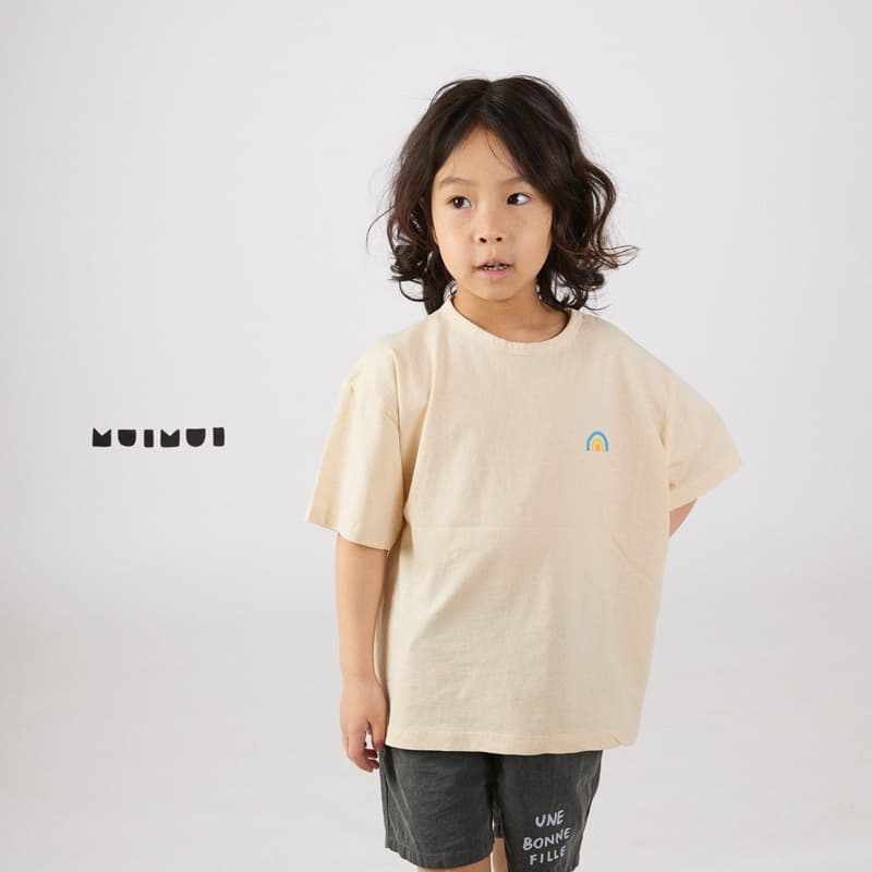 Mui Mui - Korean Children Fashion - #kidzfashiontrend - Rainbow Tee - 3