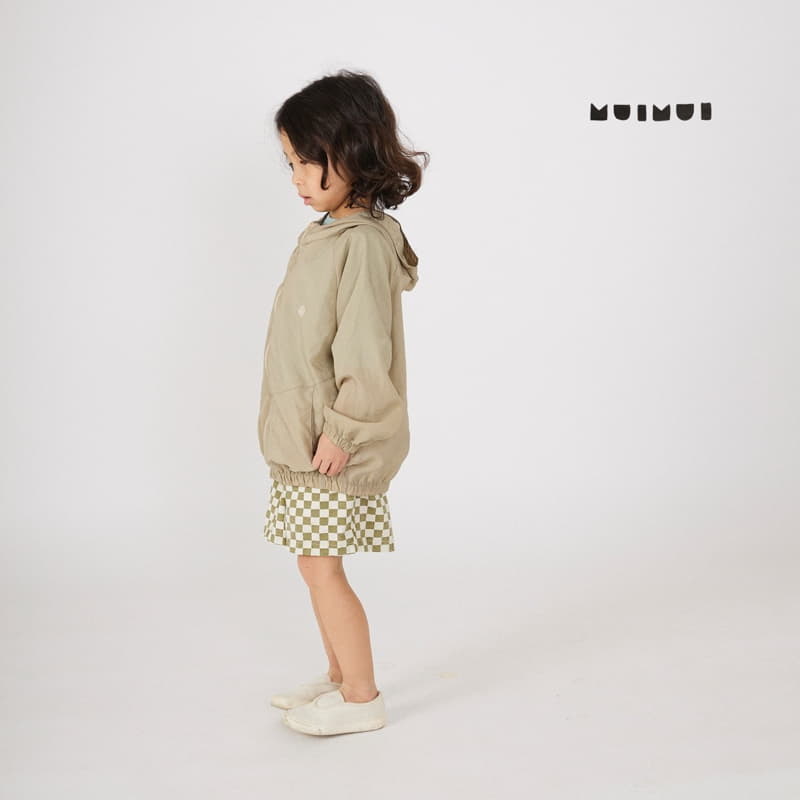 Mui Mui - Korean Children Fashion - #todddlerfashion - Dice Wind Runner Zip-up