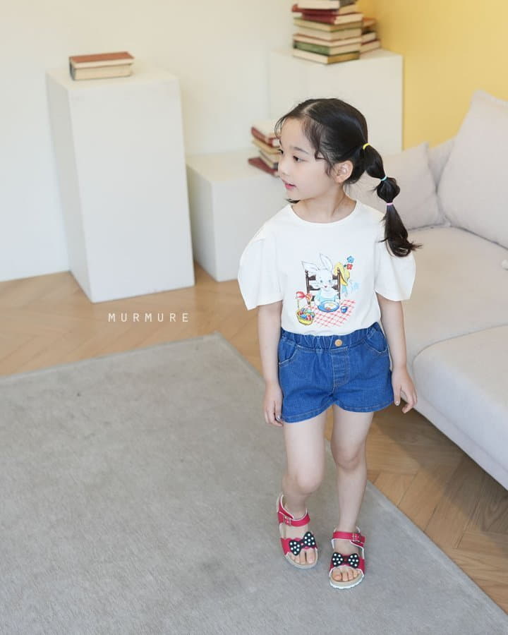 Murmure - Korean Children Fashion - #Kfashion4kids - Denim Shorts - 8