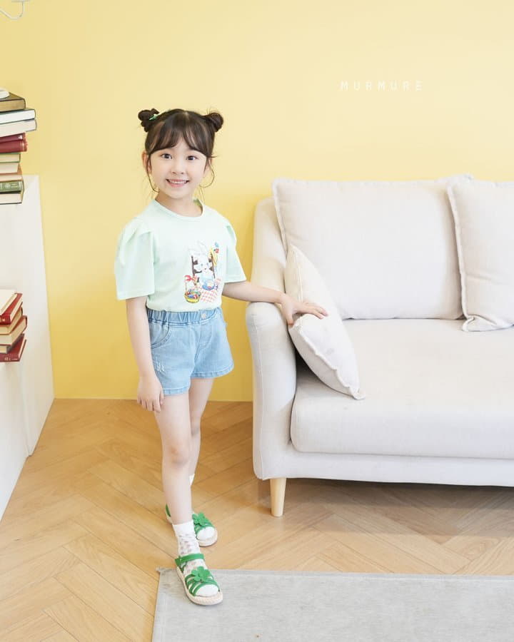 Murmure - Korean Children Fashion - #stylishchildhood - Rabbit Picnic Tee - 4