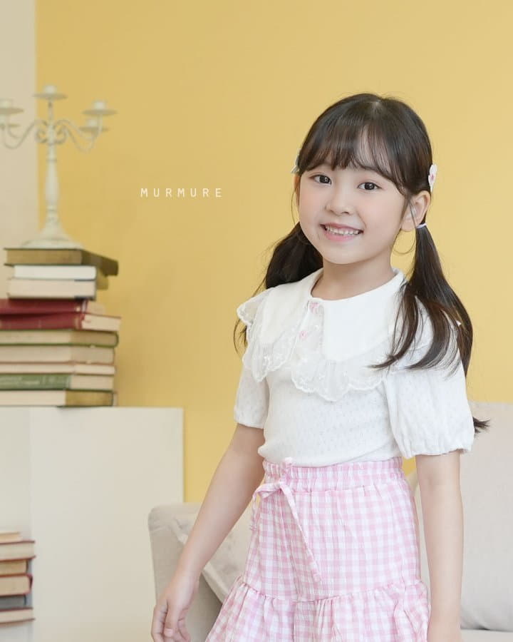 Murmure - Korean Children Fashion - #childofig - Ppippi Collar Tee - 2