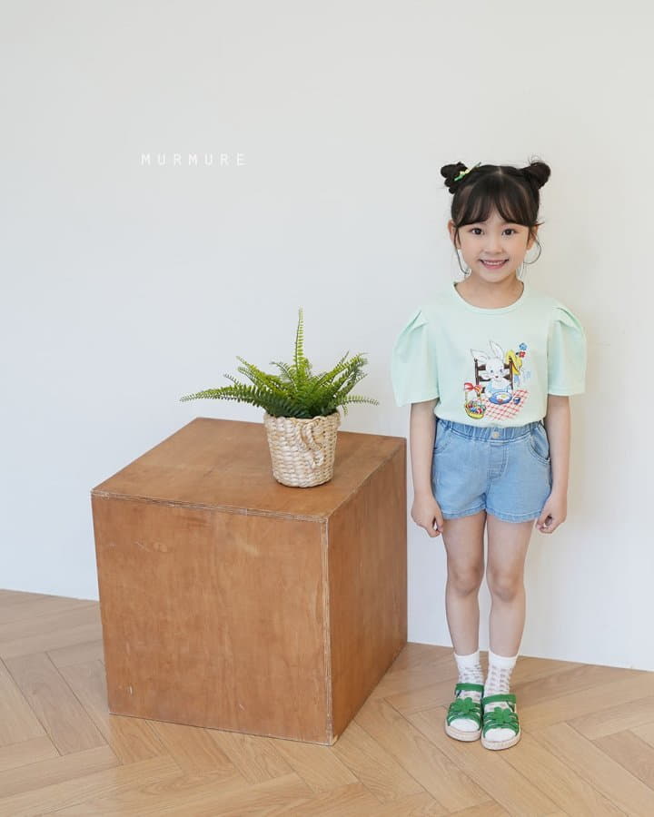 Murmure - Korean Children Fashion - #designkidswear - Rabbit Picnic Tee - 6