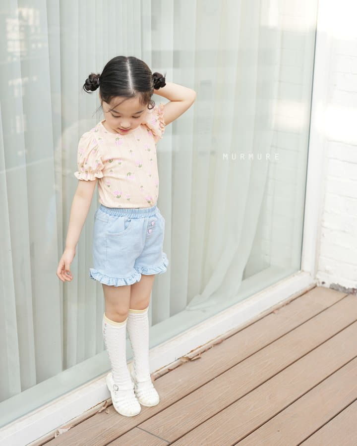 Murmure - Korean Children Fashion - #designkidswear - Tulip Square Tee - 5