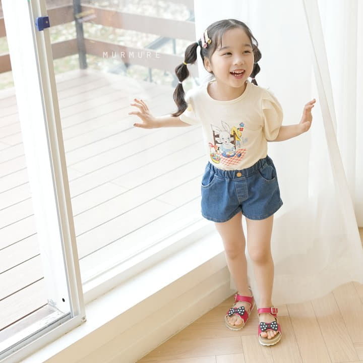 Murmure - Korean Children Fashion - #designkidswear - Denim Shorts - 2