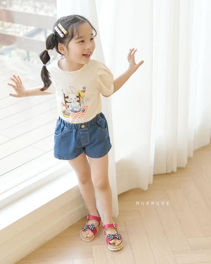 Murmure - Korean Children Fashion - #discoveringself - Denim Shorts - 3