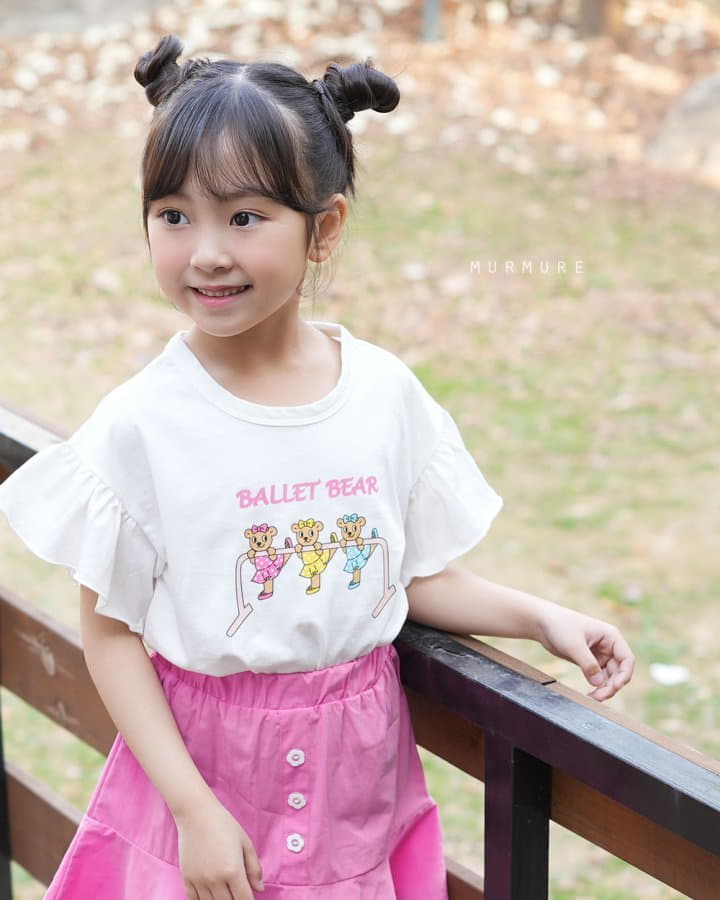 Murmure - Korean Children Fashion - #fashionkids - Ballet Bear Tee - 9