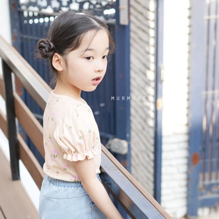 Murmure - Korean Children Fashion - #fashionkids - Tulip Square Tee - 7