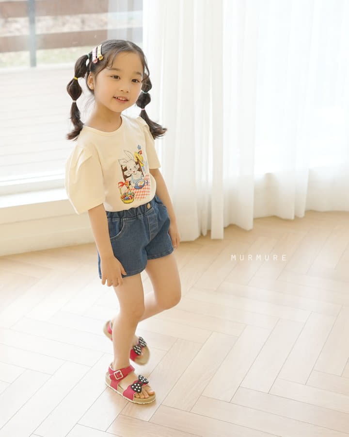 Murmure - Korean Children Fashion - #discoveringself - Denim Shorts - 4