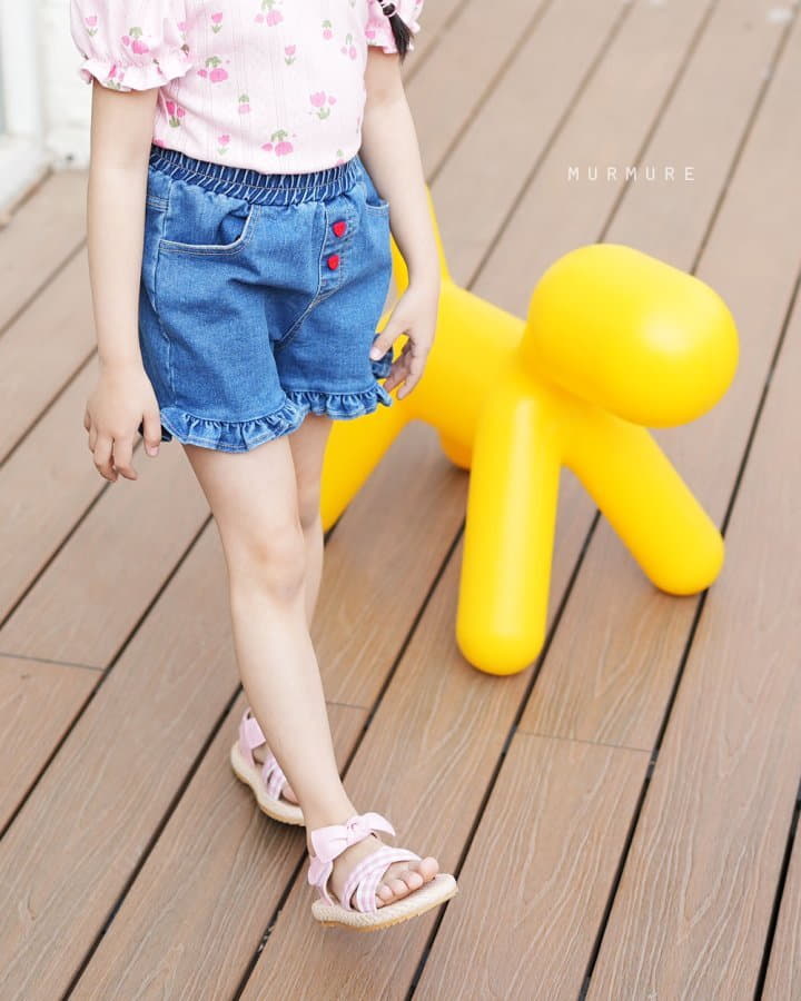 Murmure - Korean Children Fashion - #fashionkids - Frill Jeans - 2