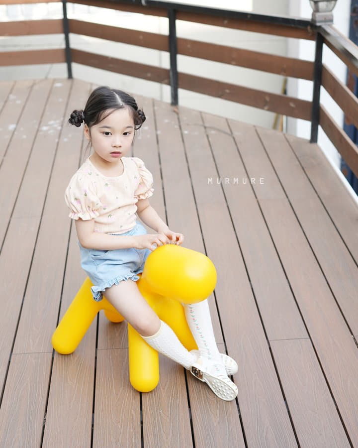 Murmure - Korean Children Fashion - #kidsshorts - Tulip Square Tee - 8