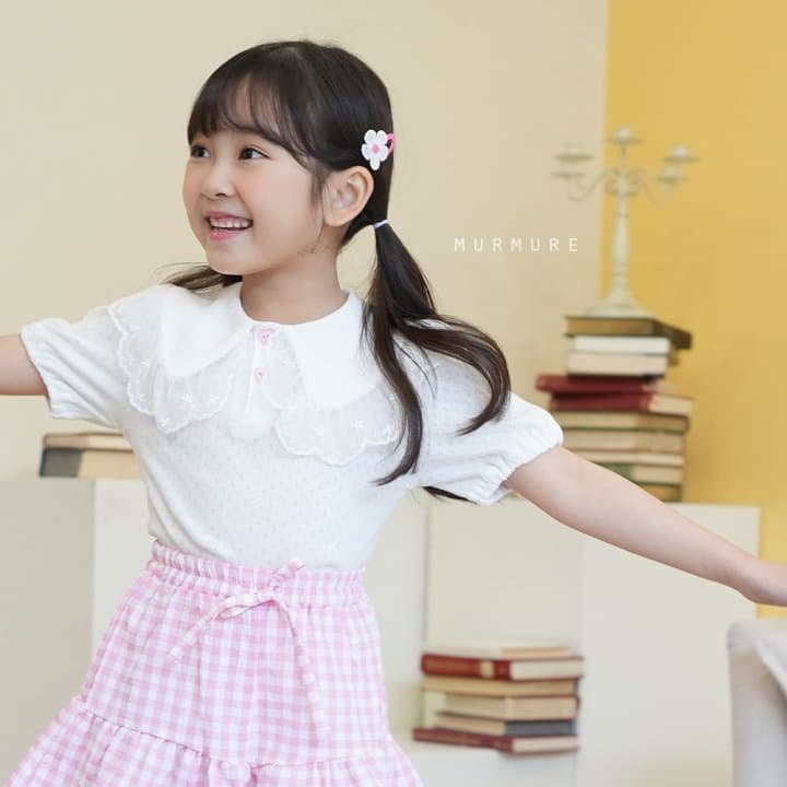 Murmure - Korean Children Fashion - #kidsshorts - Ppippi Collar Tee - 7