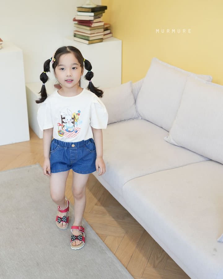 Murmure - Korean Children Fashion - #kidsstore - Denim Shorts - 6