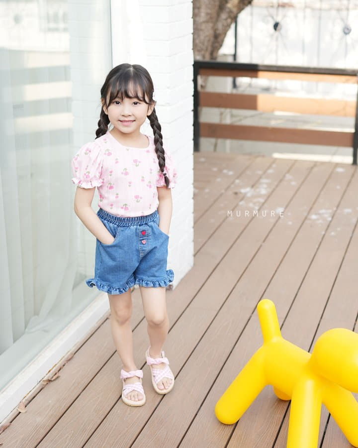 Murmure - Korean Children Fashion - #kidsshorts - Frill Jeans - 4