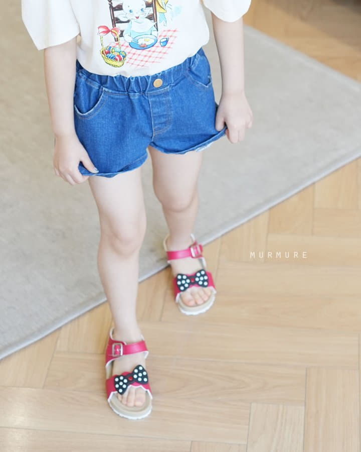 Murmure - Korean Children Fashion - #littlefashionista - Denim Shorts - 9