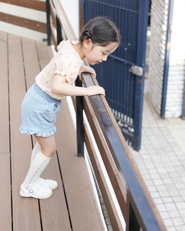 Murmure - Korean Children Fashion - #minifashionista - Frill Jeans - 9