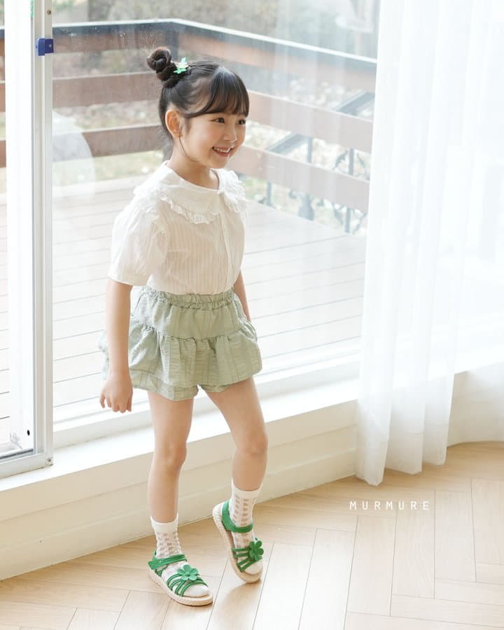 Murmure - Korean Children Fashion - #minifashionista - Green Cancan Skirt Pants - 6