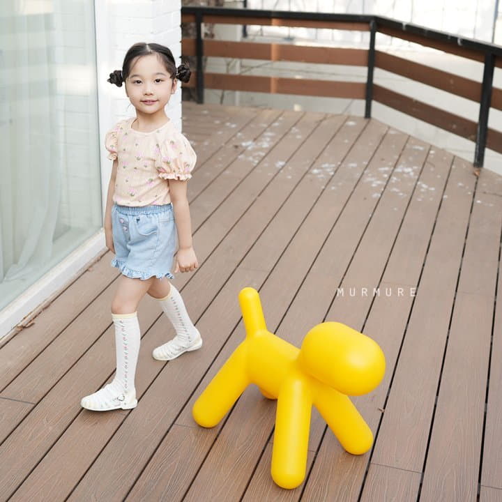 Murmure - Korean Children Fashion - #prettylittlegirls - Frill Jeans - 10